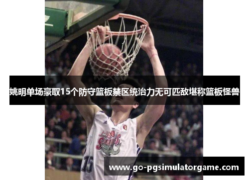 姚明单场豪取15个防守篮板禁区统治力无可匹敌堪称篮板怪兽 姚明单场豪取15个防守篮板禁区统治力无可匹敌堪称篮板怪兽