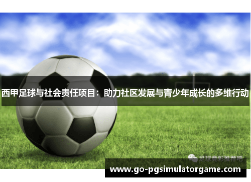 西甲足球与社会责任项目:助力社区发展与青少年成长的多维行动 西甲足球与社会责任项目:助力社区发展与青少年成长的多维行动